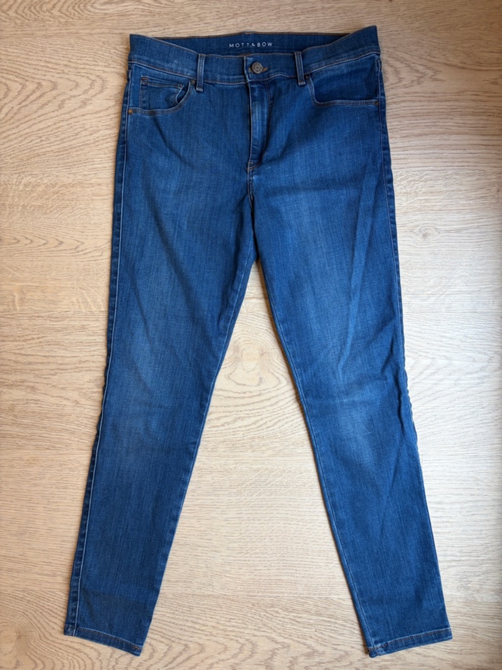 Mott & Bow Slim Skinny Jeans in Dark Blue